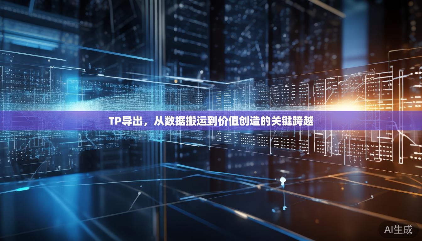 TP导出,从数据搬运到价值创造的关键跨越 TP导出,从数据搬运到价值创造的关键跨越