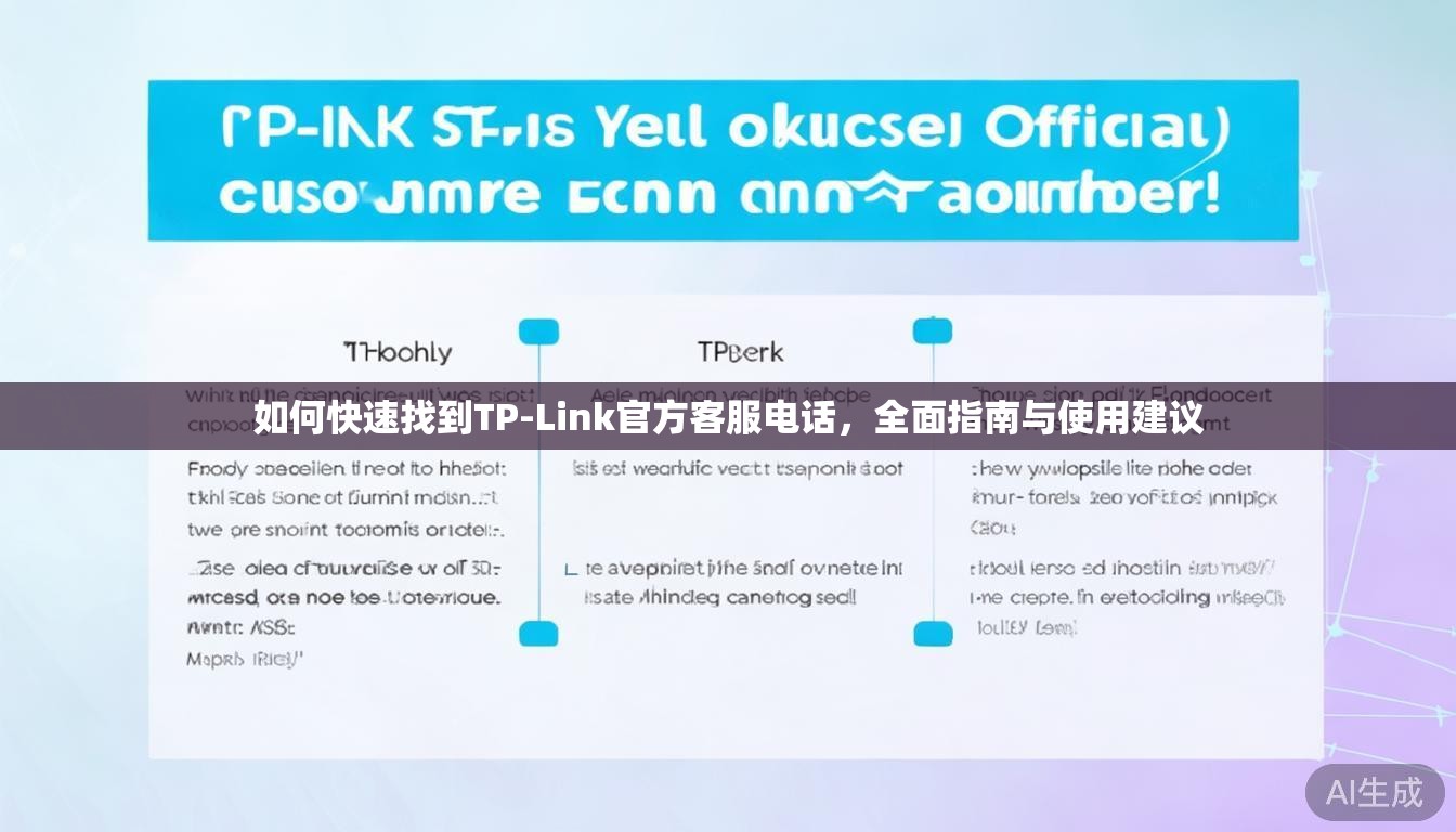 如何快速找到TP-Link官方客服电话,全面指南与使用建议 如何快速找到TP-Link官方客服电话,全面指南与使用建议
