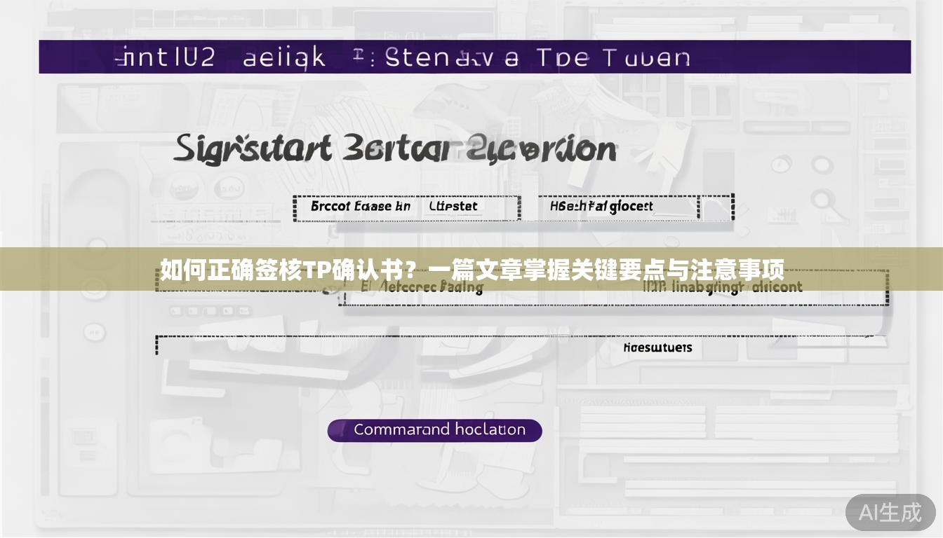 如何正确签核TP确认书？一篇文章掌握关键要点与注意事项