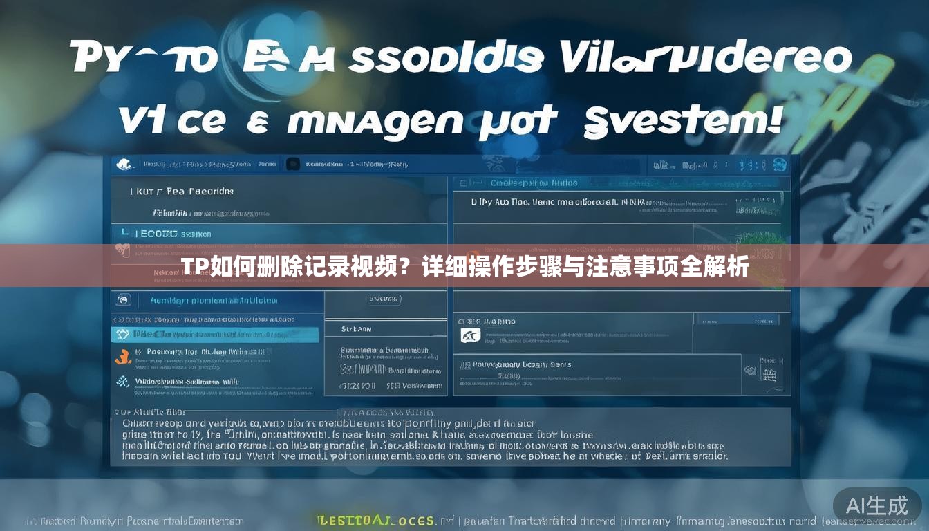 TP如何删除记录视频？详细操作步骤与注意事项全解析