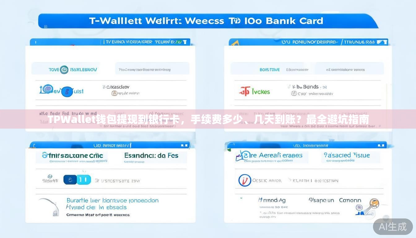 TPWallet钱包提现到银行卡，手续费多少、几天到账？最全避坑指南