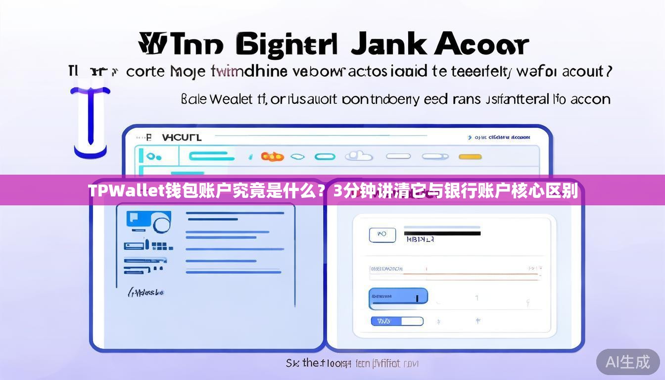 TPWallet钱包账户究竟是什么？3分钟讲清它与银行账户核心区别