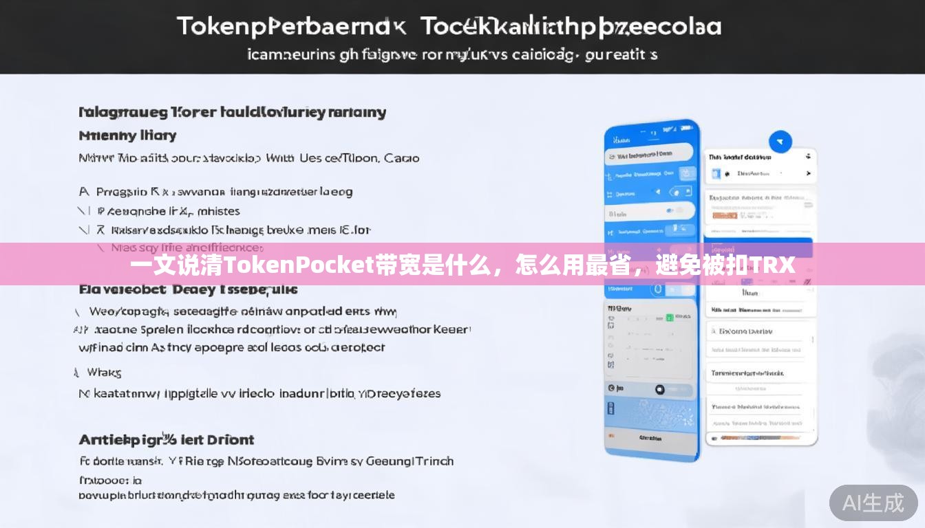 一文说清TokenPocket带宽是什么，怎么用最省，避免被扣TRX
