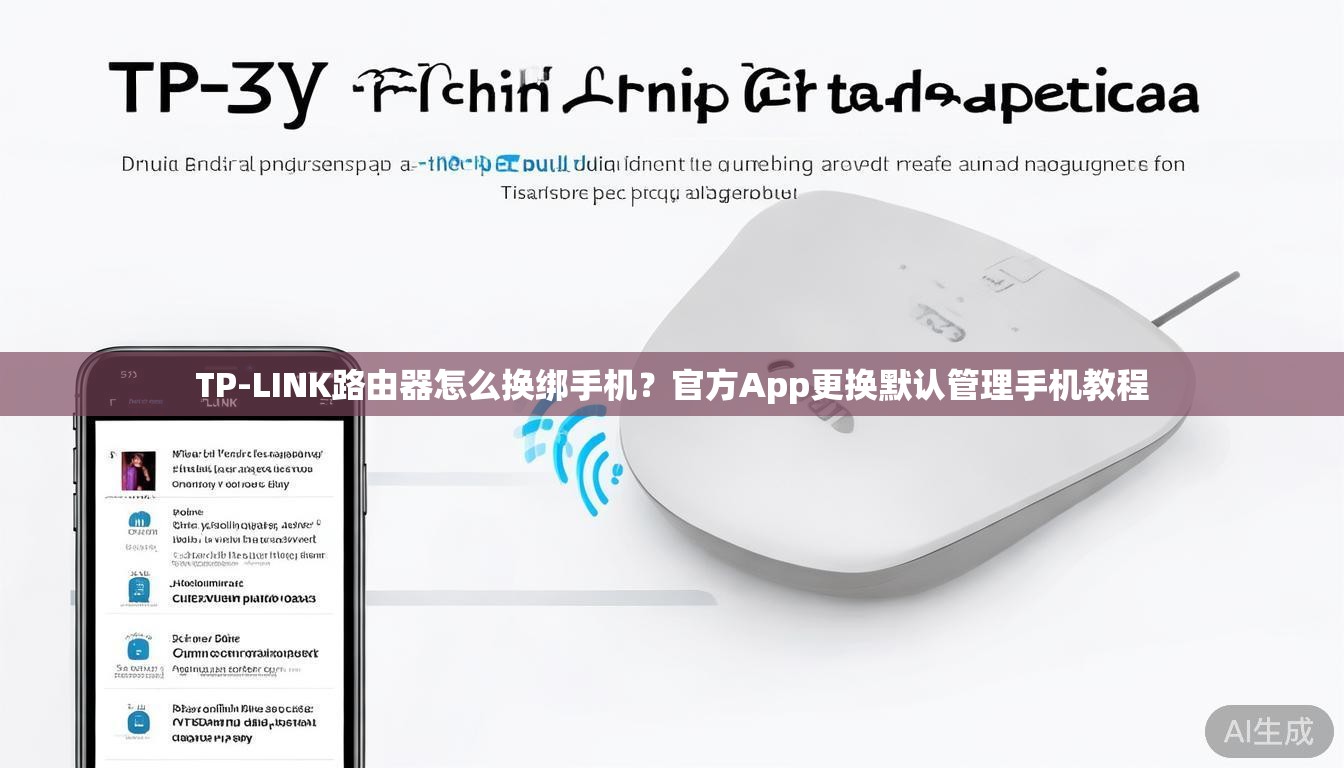 TP-LINK路由器怎么换绑手机？官方App更换默认管理手机教程