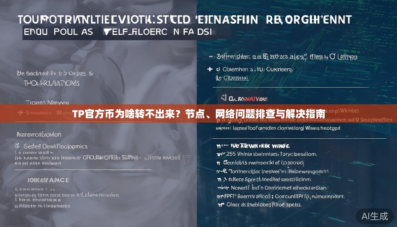 TP官方币为啥转不出来？节点、网络问题排查与解决指南